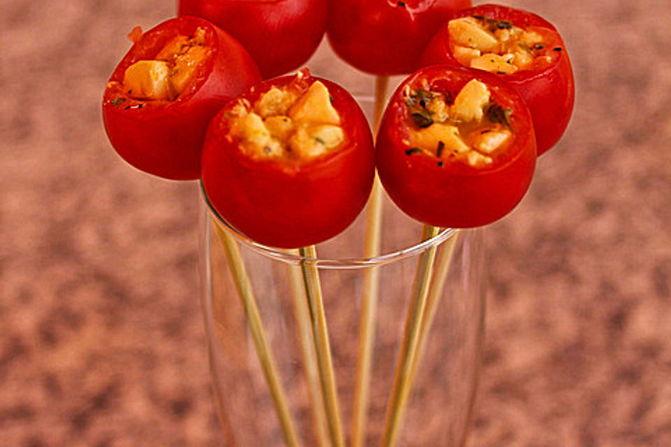 Lollipops von Cherrytomaten