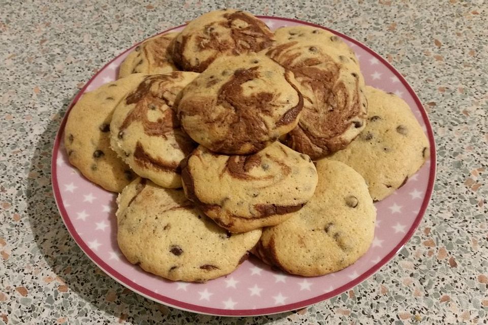 Nutella Chocolat-Chip-Cookies