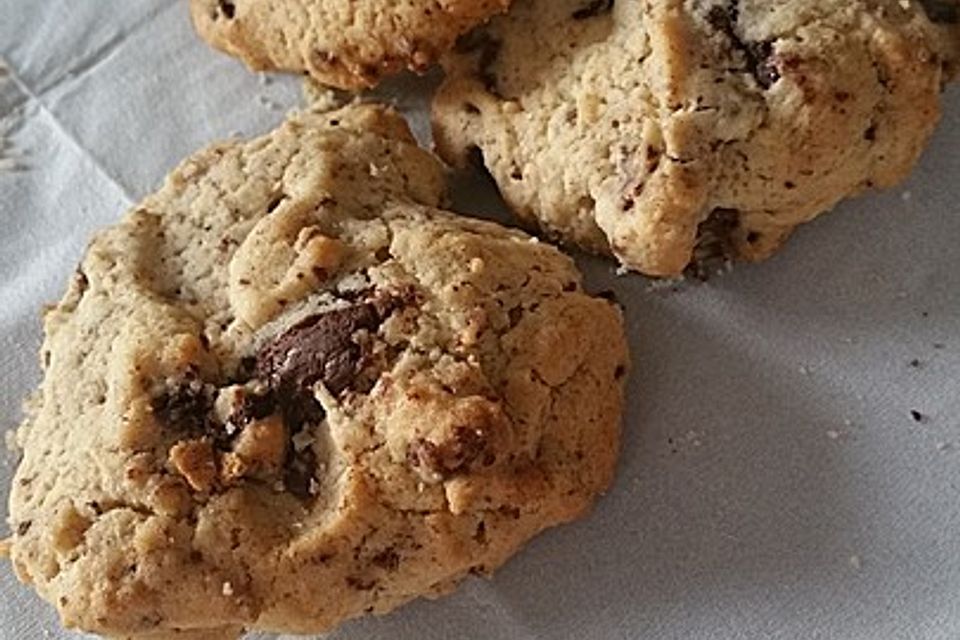 Nutella Chocolat-Chip-Cookies