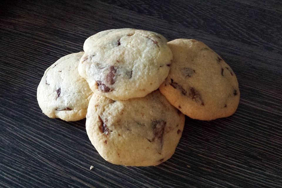 Nutella Chocolat-Chip-Cookies