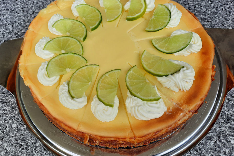 Limetten-Cheesecake