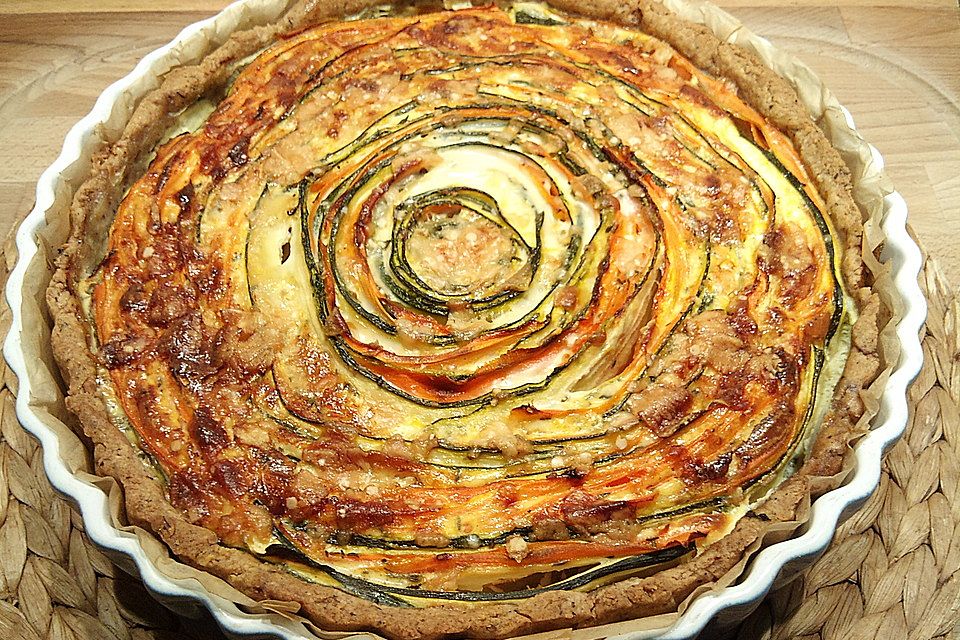 Zucchini-Möhren-Quiche