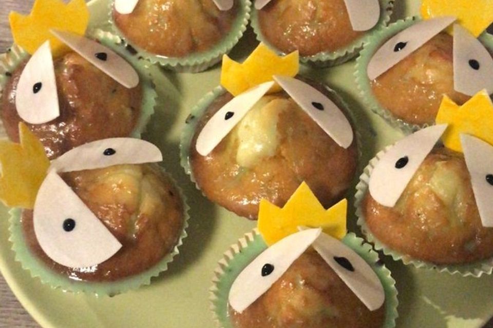 Froschkönig-Muffins für Kinder