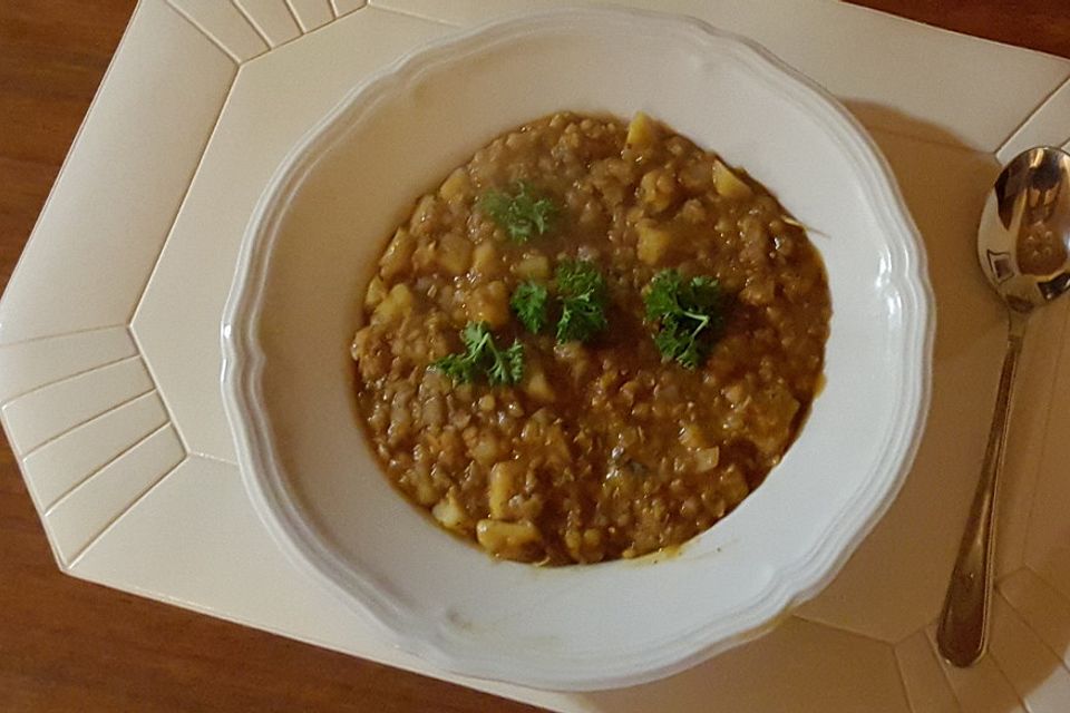 Schnelle Linsensuppe