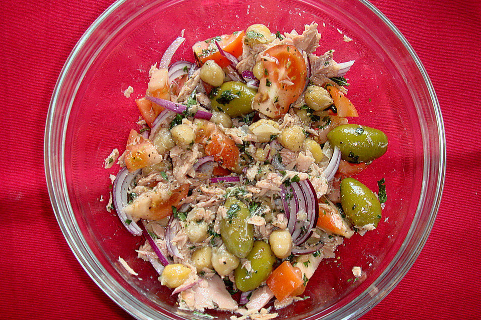 Kichererbsen-Thunfisch-Salat