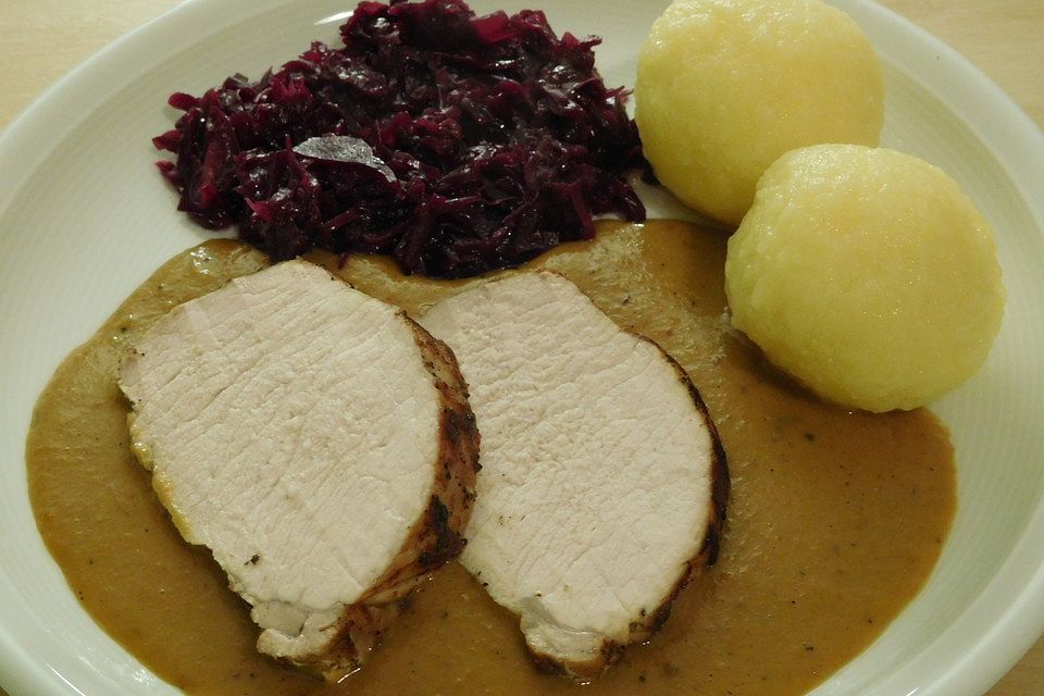 Schweinelachs, 65°C Kerntemperatur