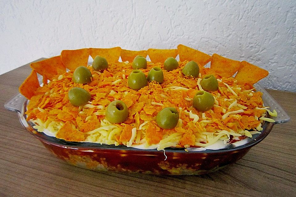 Mexikanischer Schichtsalat