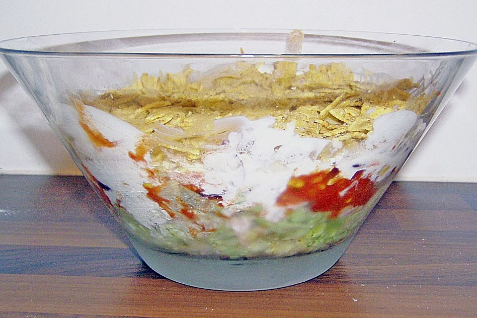 Mexikanischer Schichtsalat