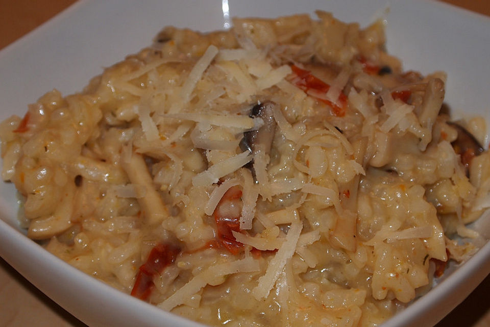 Risotto mit Kräuterseitlingen