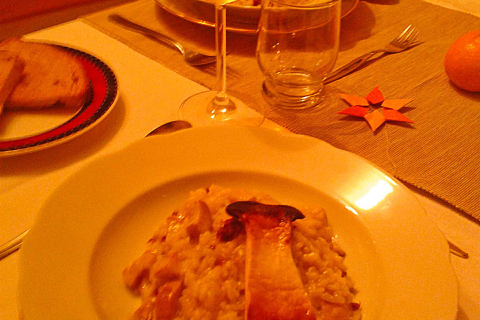 Risotto mit Kräuterseitlingen