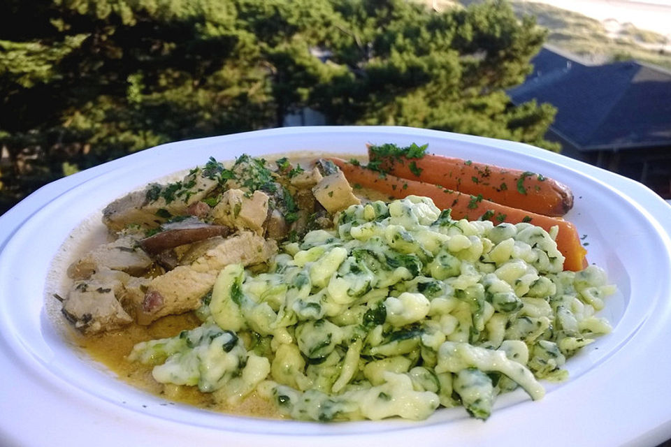 Spinatspätzle