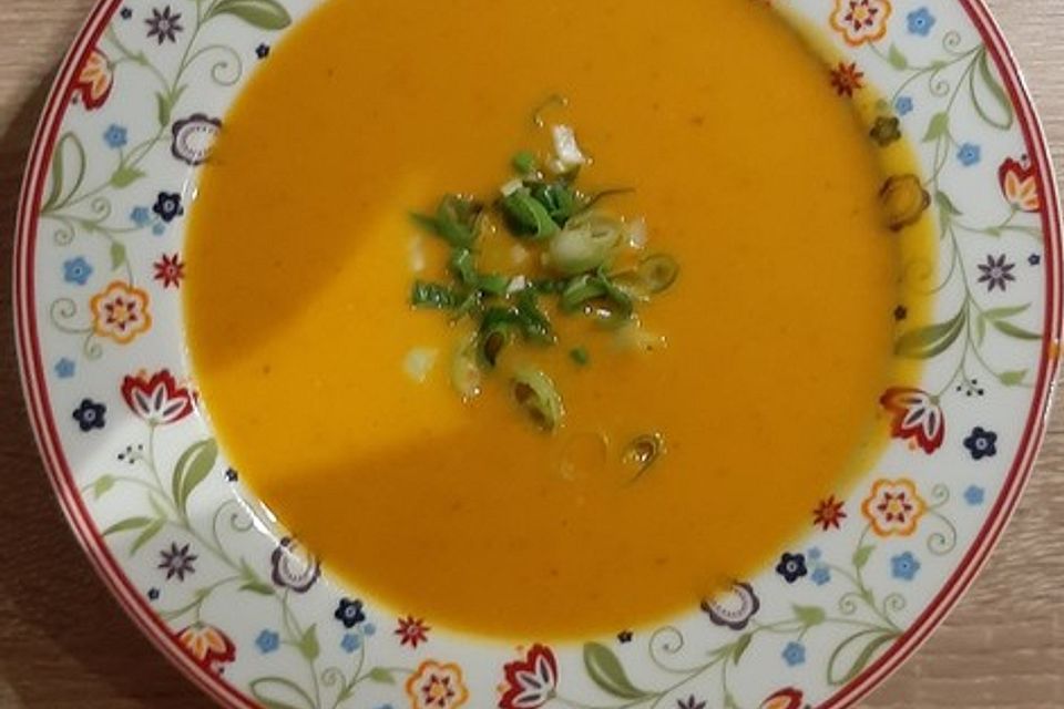 Kürbiscreme-Suppe