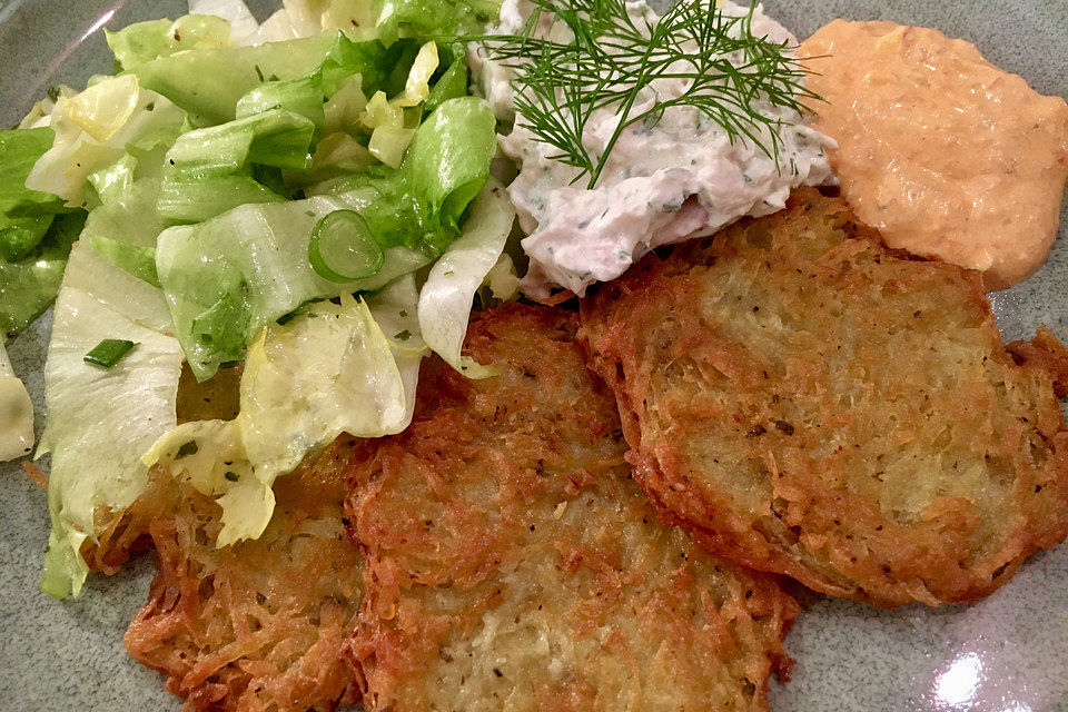 Kartoffelpuffer / Reibekuchen / Reibedatschi