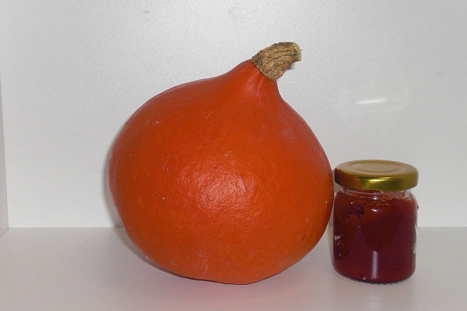 Kürbis-Cranberry-Marmelade