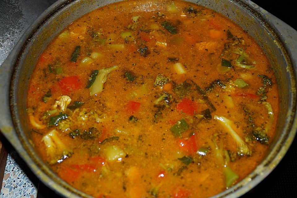 Thai-Kokossuppe