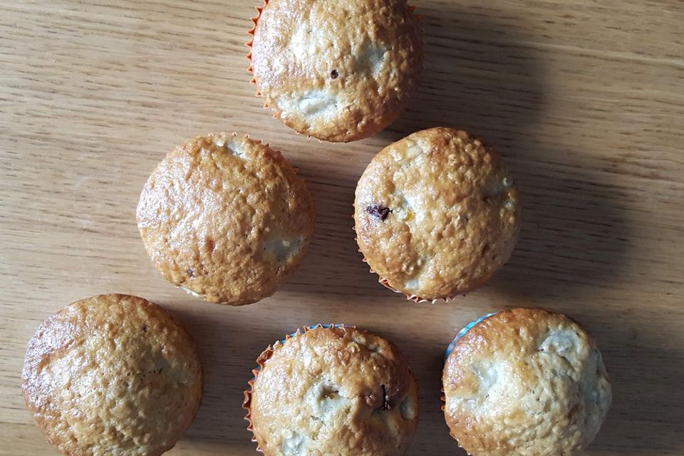 Schnelle Schoko-Bananen-Muffins