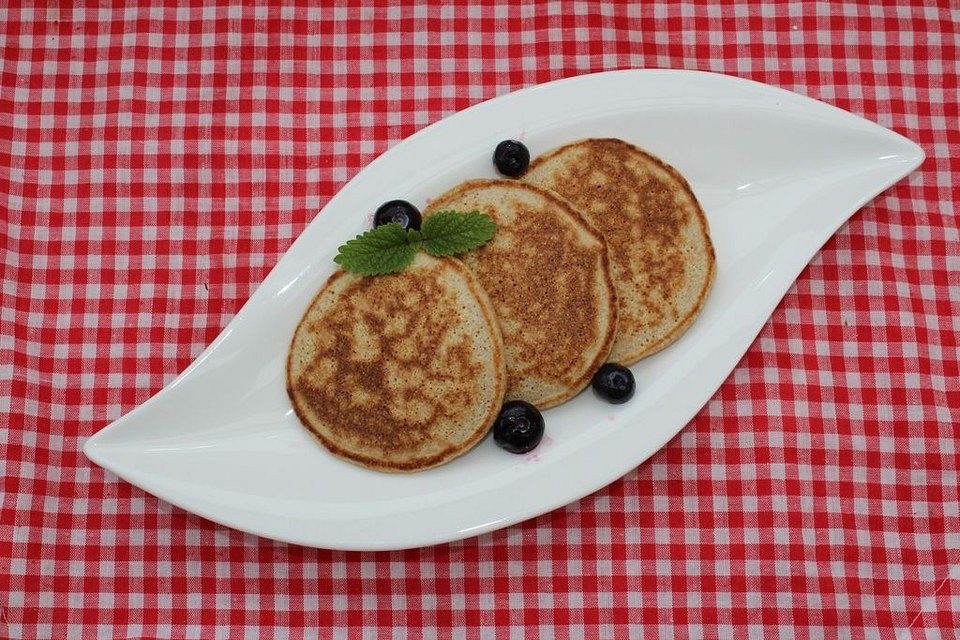 Mini-Pfannkuchen oder Pancakes