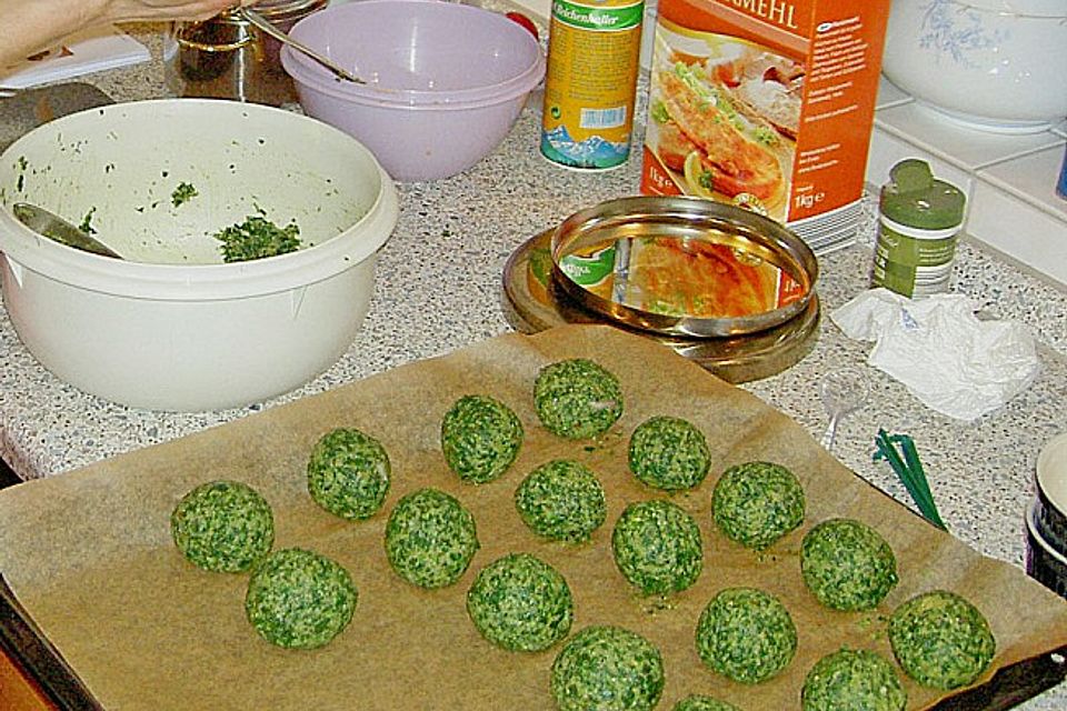 Spinatbällchen