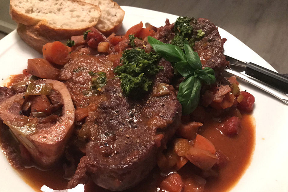 Ossobuco mit Röstgemüse