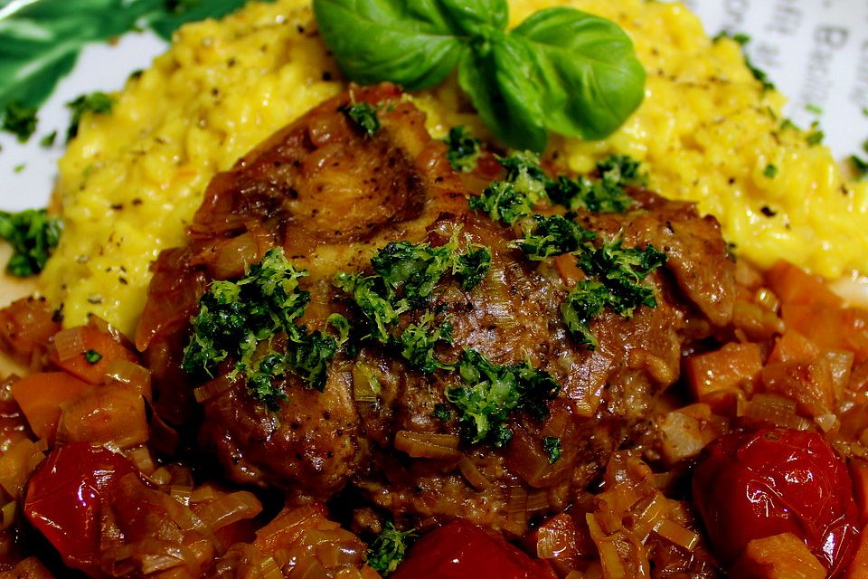 Ossobuco mit Röstgemüse