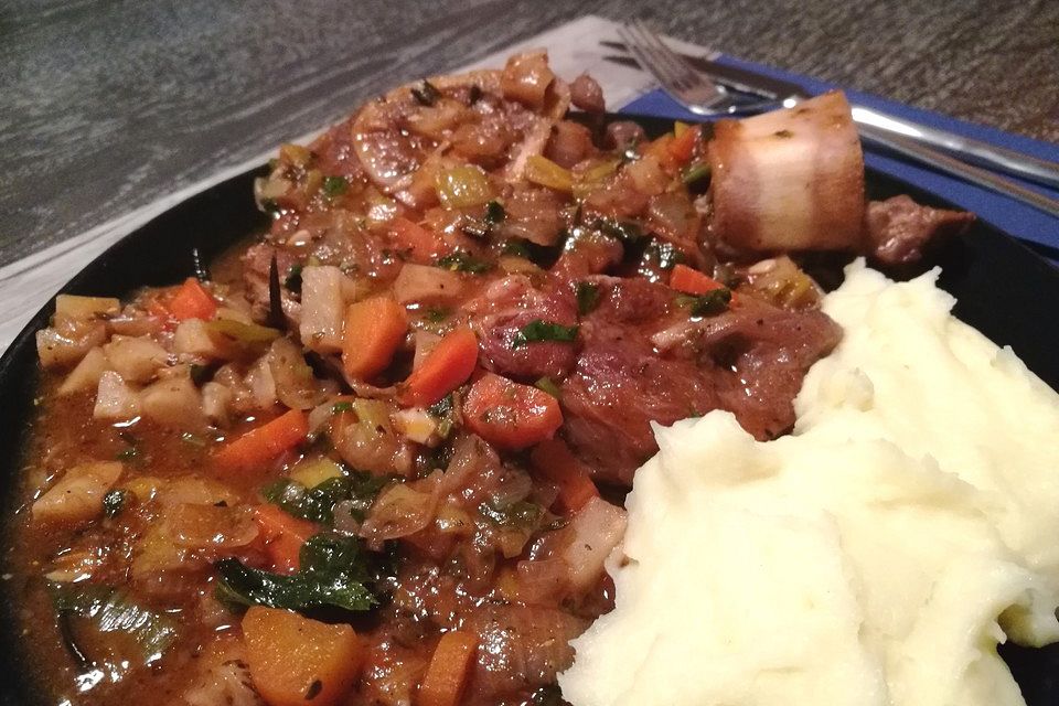 Ossobuco mit Röstgemüse