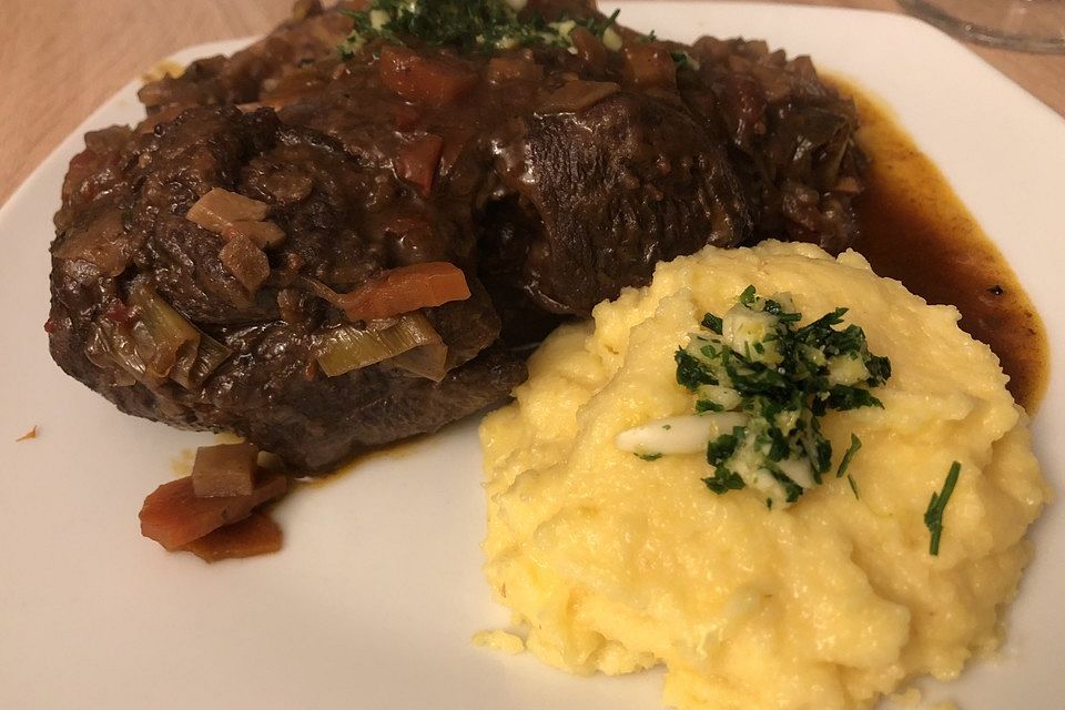 Ossobuco mit Röstgemüse