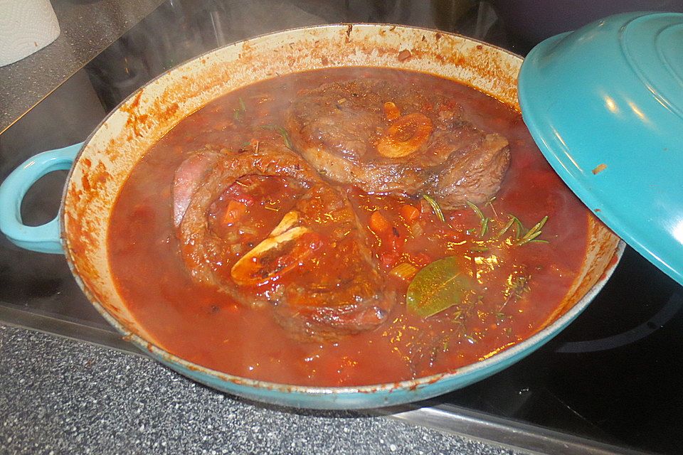 Ossobuco mit Röstgemüse