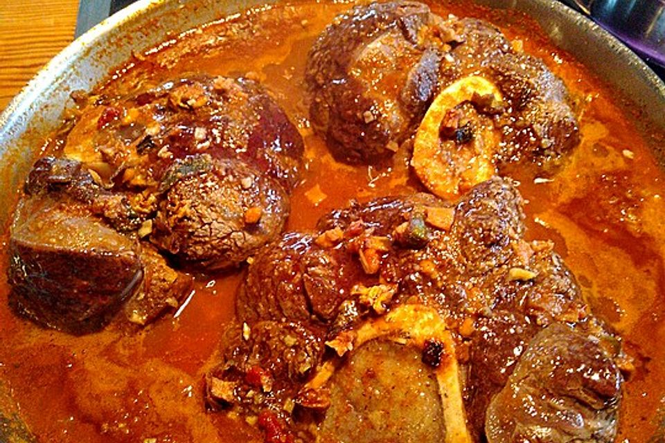 Ossobuco mit Röstgemüse