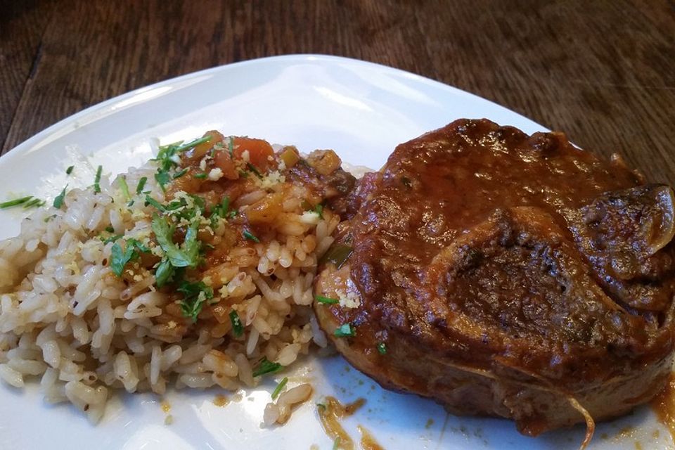 Ossobuco mit Röstgemüse