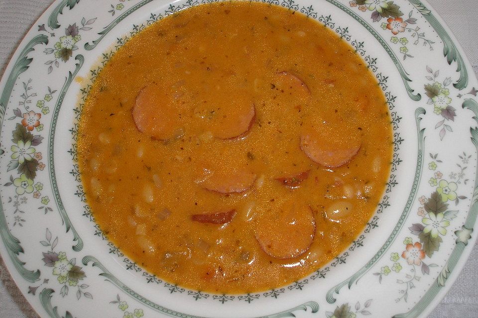 Serbische Bohnensuppe