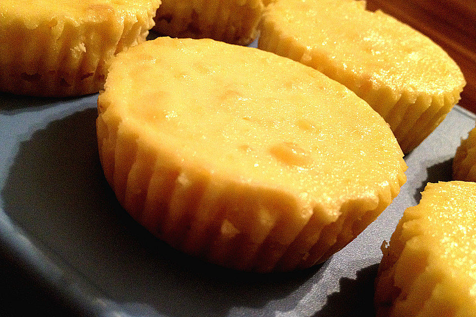 Vanillekipferl-Mini-Cheesecakes