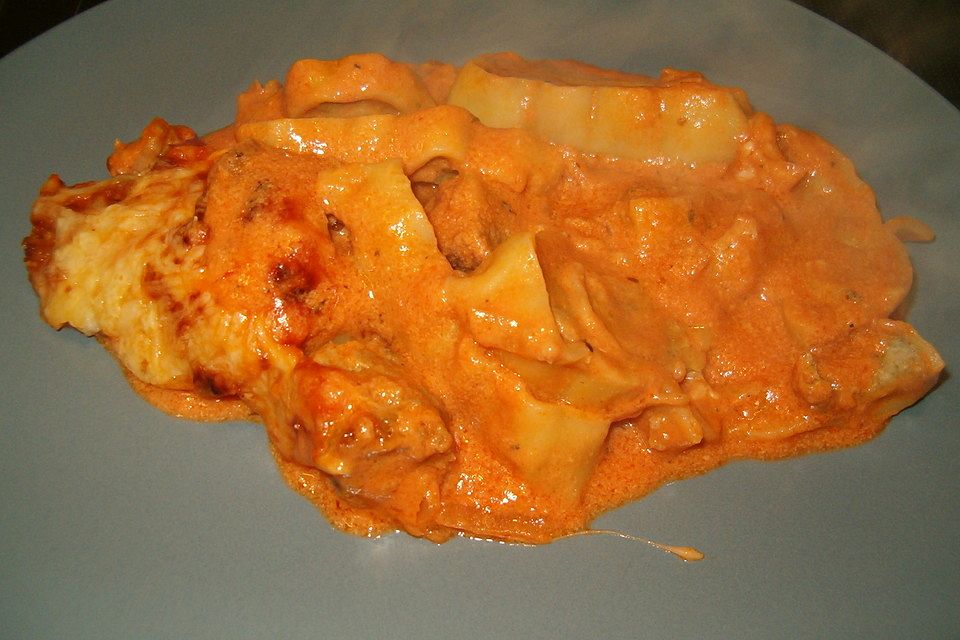 Überbackene Maultaschen