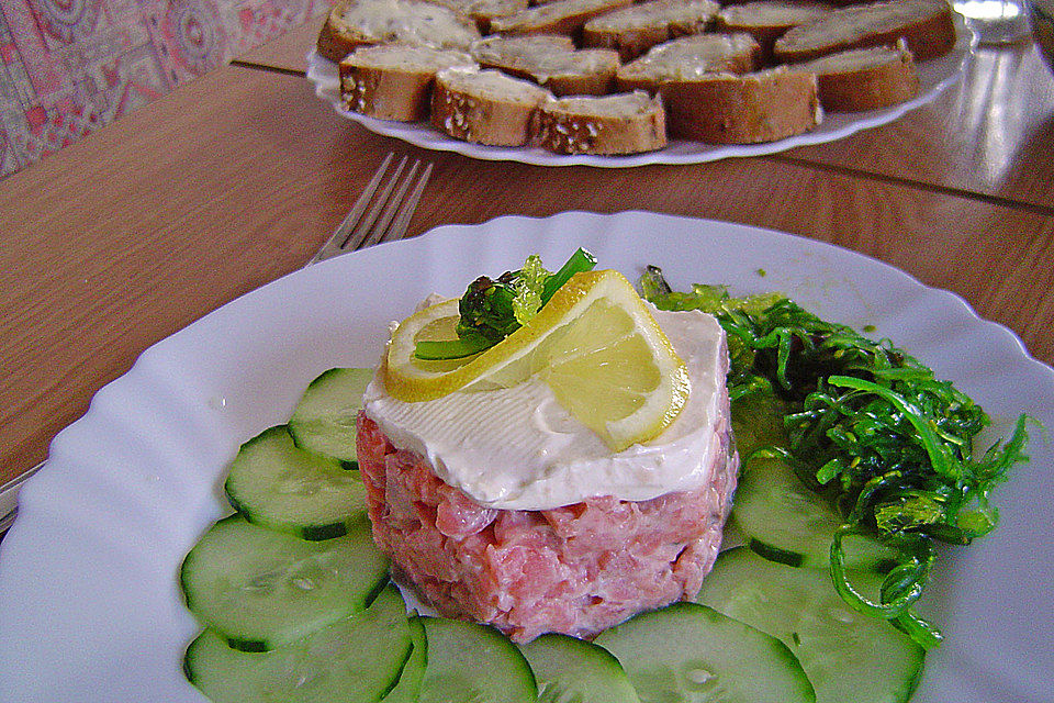 Matjes-Lachs-Tartar