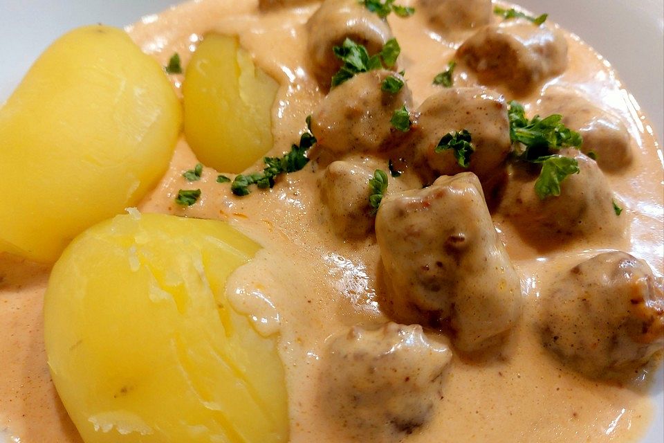 Braune Sauce zu Köttbullar