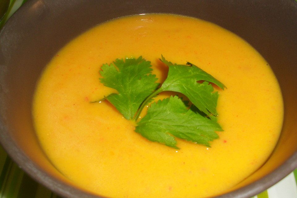 Karotten-Mango-Suppe