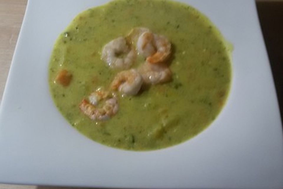 Brokkoli-Curry-Kokosmilch-Suppe