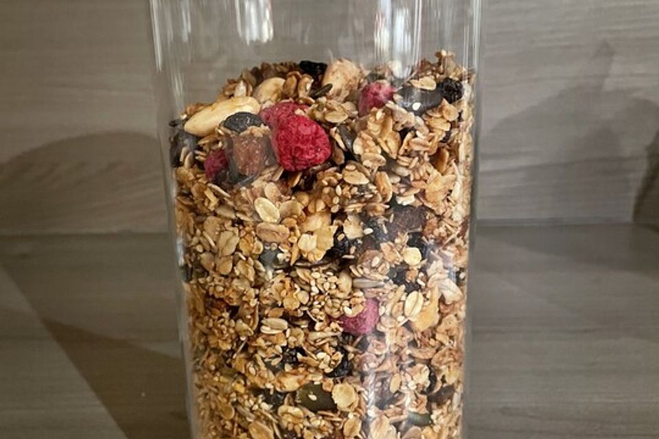 Gesundes Granola Knuspermüsli