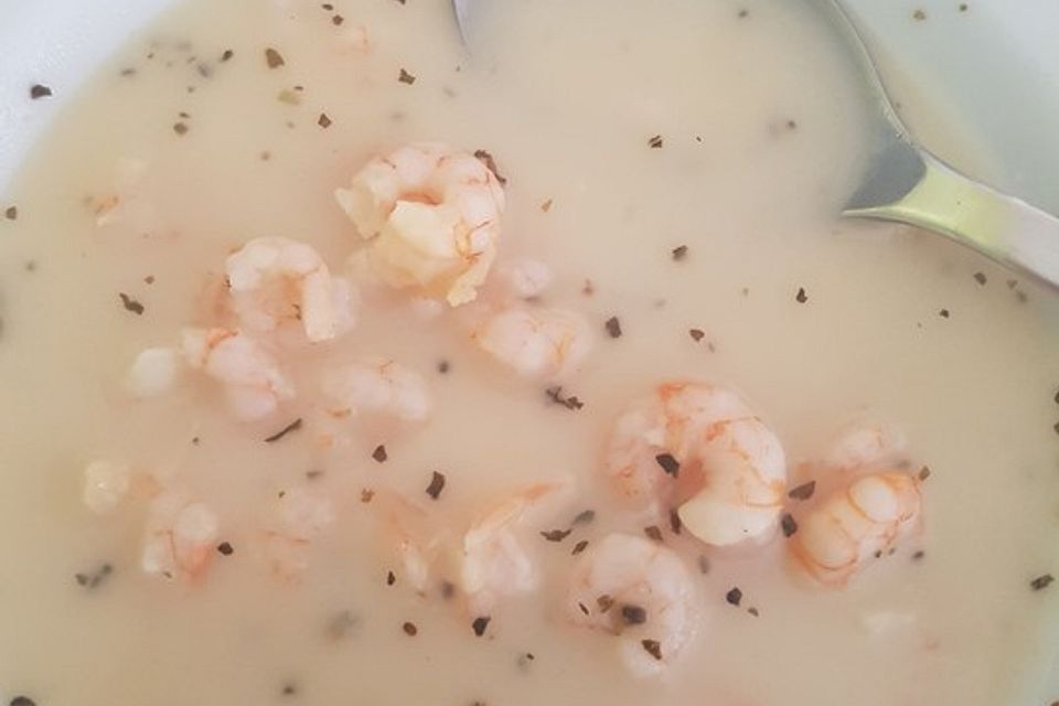 Karibische Shrimps - Kokos Suppe