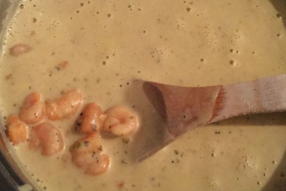 Karibische Shrimps - Kokos Suppe