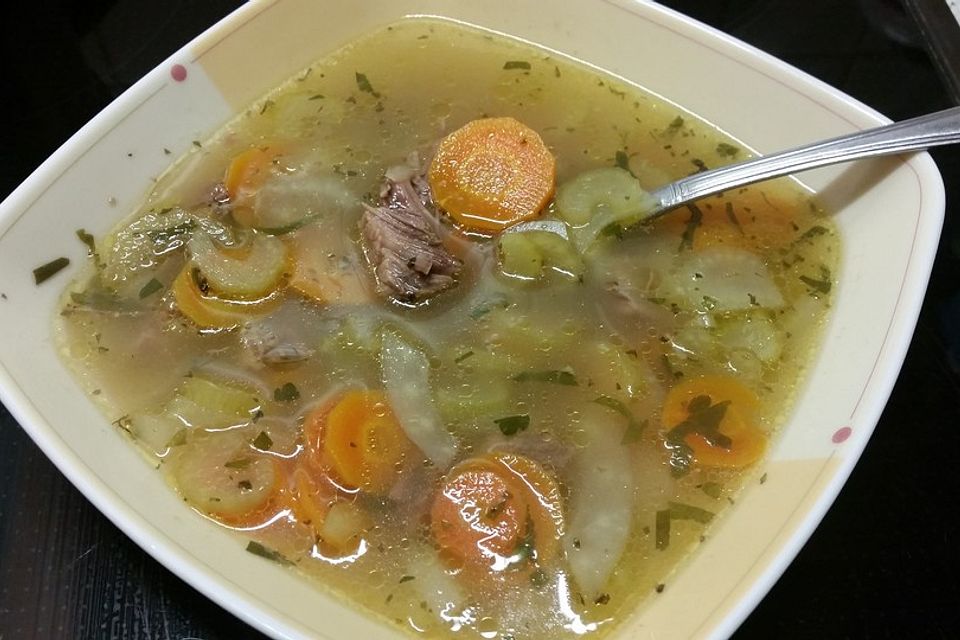 Rindersuppe