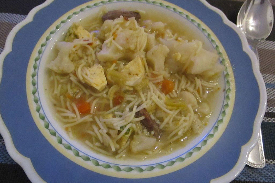 Rindersuppe