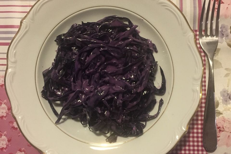 Blaukraut mit Nussmus