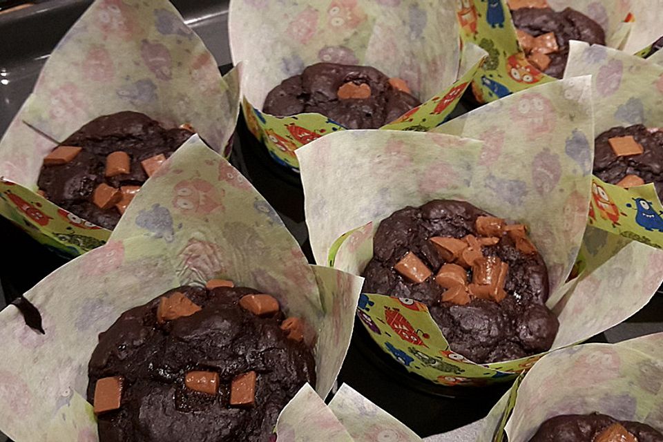 Schnelle Schokomuffins aus Kidneybohnen