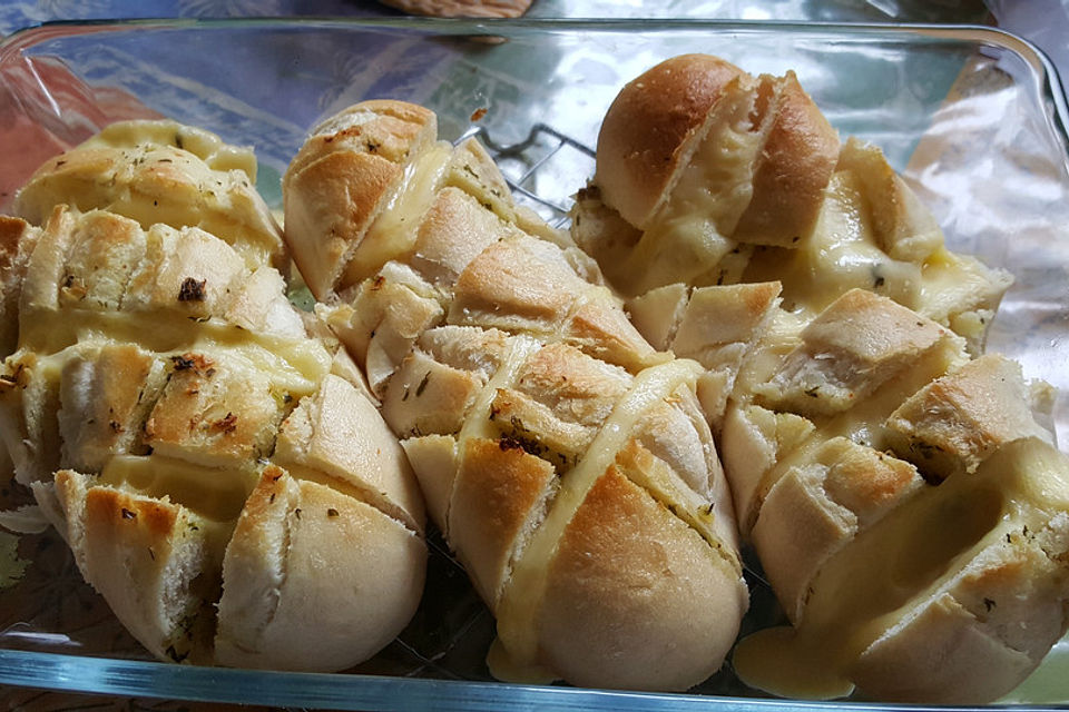 Knoblauch-Käse-Ciabatta