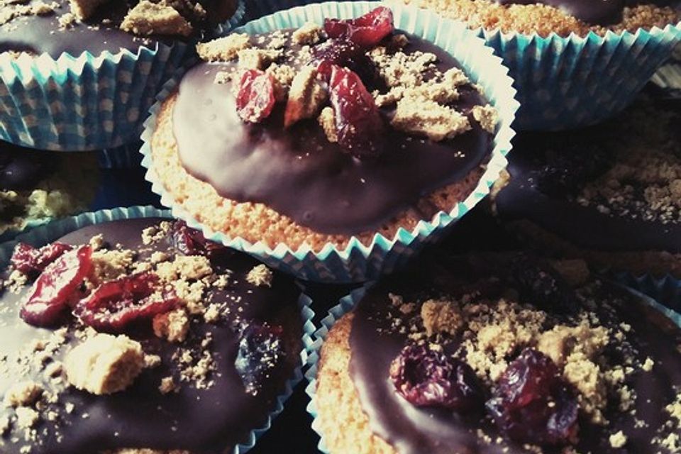 Cranberries-Spekulatius-Muffins