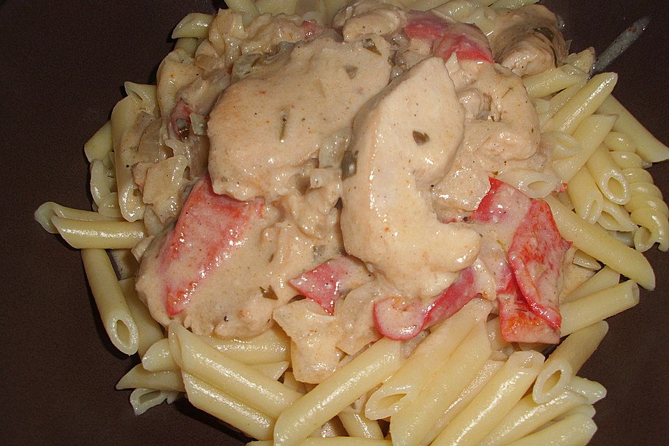 Philadelphia-Hähnchen-Pasta