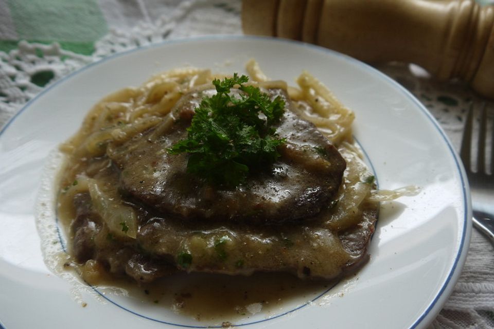 Wiener Zwiebelrostbraten