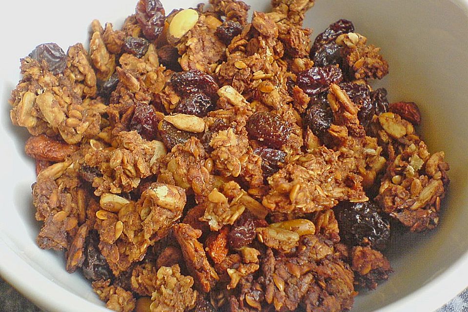 Granola aus Haferflocken