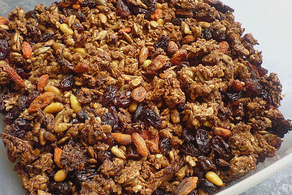 Granola aus Haferflocken