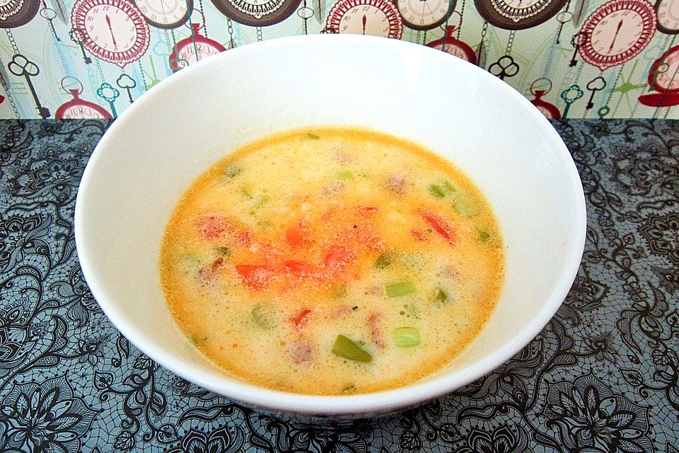 Frühlingszwiebelsuppe